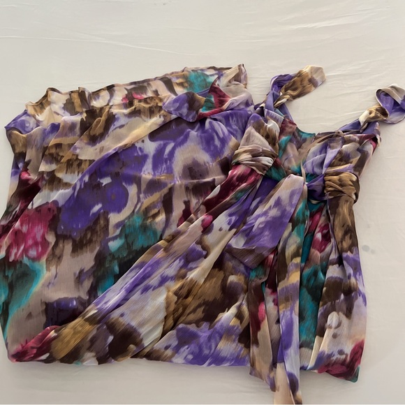 Roulette Purple and Multicolor Dress - Picture 5 of 6